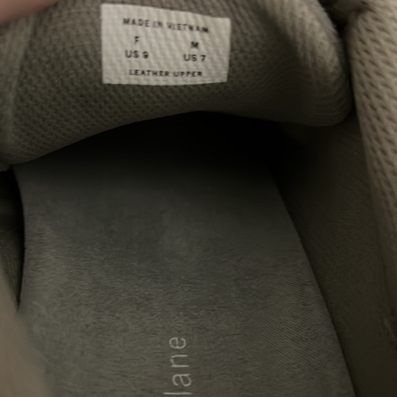 O by Everlane The Trainer Woman’s 9 Mens 7 Gray Leather Lace Up Sneaker - Picture 5 of 11